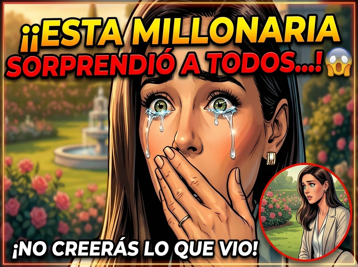 Esta mujer millonaria sorprendió a todos…