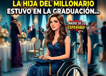 La hija del millonario estuvo en la graduación…