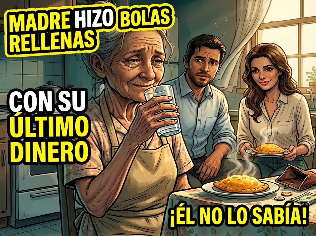 Pidió dos bolitas rellenas y su madre las hizo con su último dinero — él no lo sabía